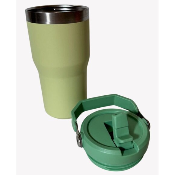 STANLEY IceFlow Flip Straw Tumbler 20 OZ POMELO Ice Flow Stainless Steel - Picture 2 of 9